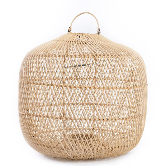 The Natural Rattan Large  Batu Bolong Pendant / Floor Light - Flo & Joe