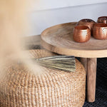 Natural Hyacinth Pouffe - Medium - Flo & Joe