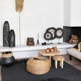 Natural Hyacinth Pouffe - Medium - Flo & Joe