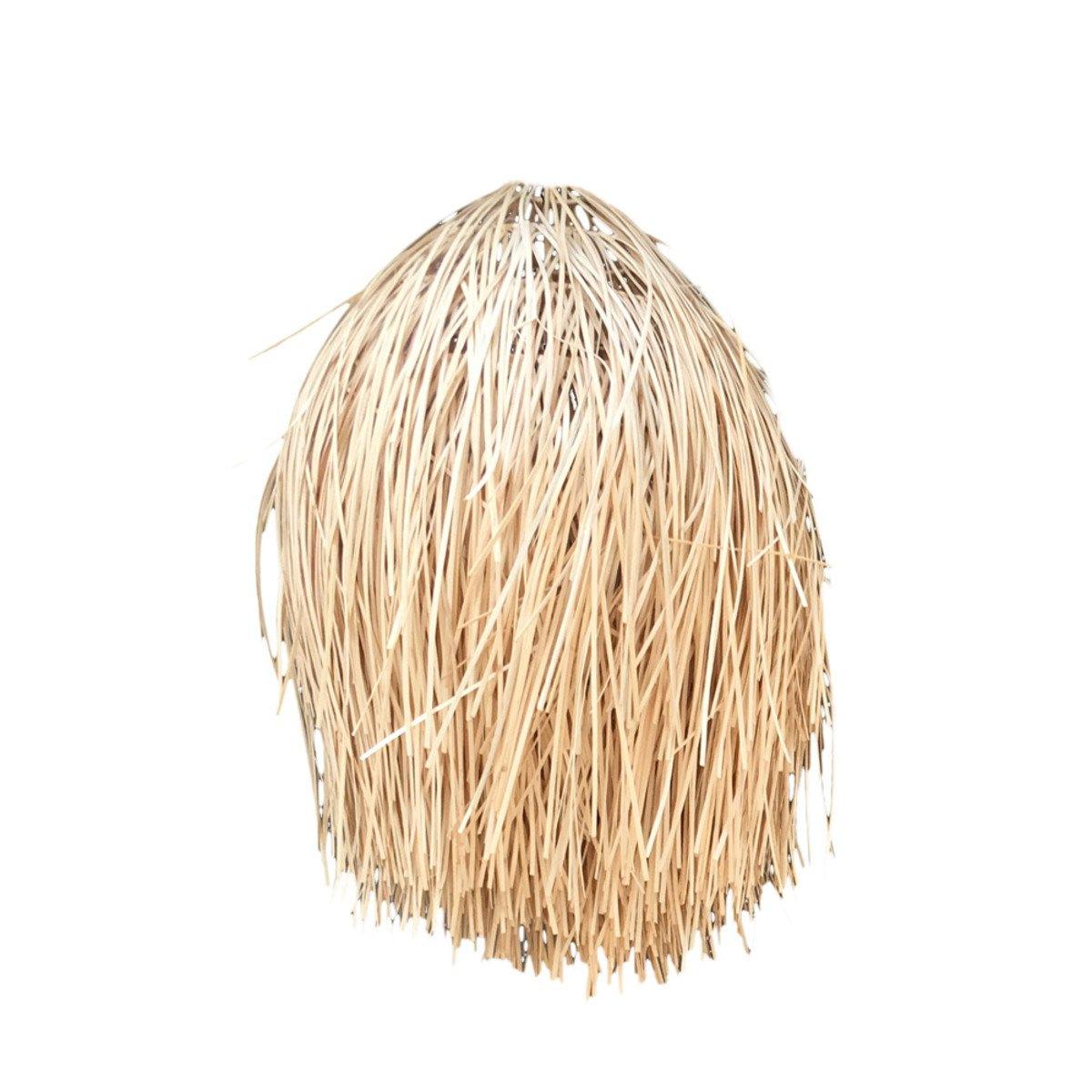 Natural Shaggy Rattan Light Shade - M - Flo & Joe