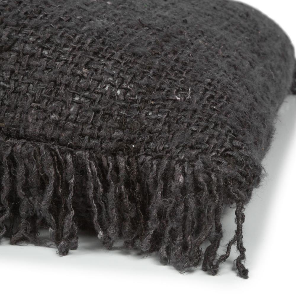 Oh my gee cushion cover   black navy 40 x 40cm   flo & joe