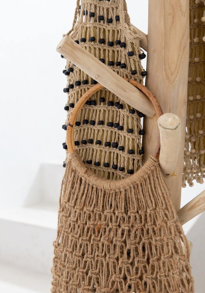 Teak coat stand   flo & joe