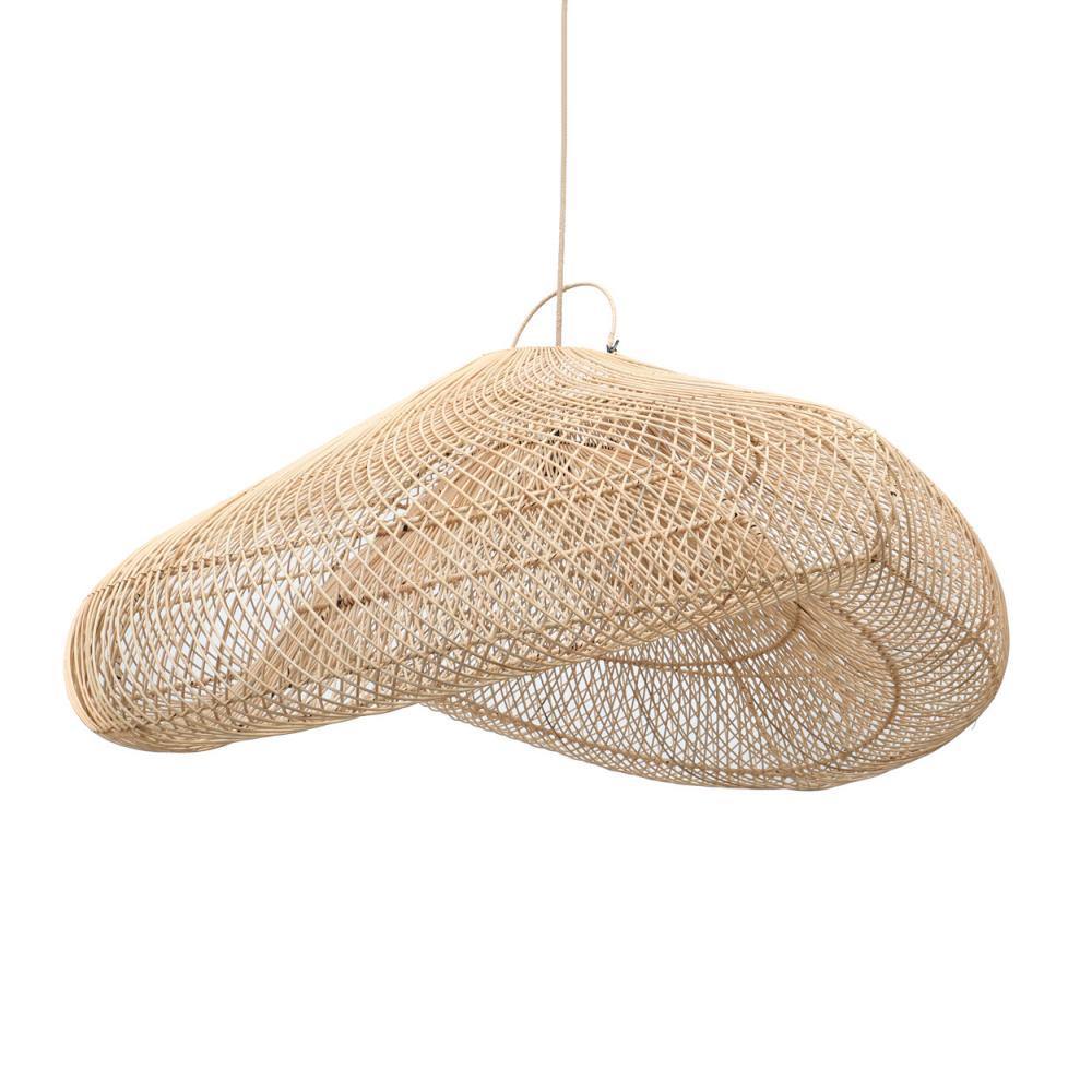 The Cloud Pendant - Natural  Rattan extra large - Flo & Joe UK