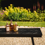 The Herringbone High Table - Black - Flo & Joe