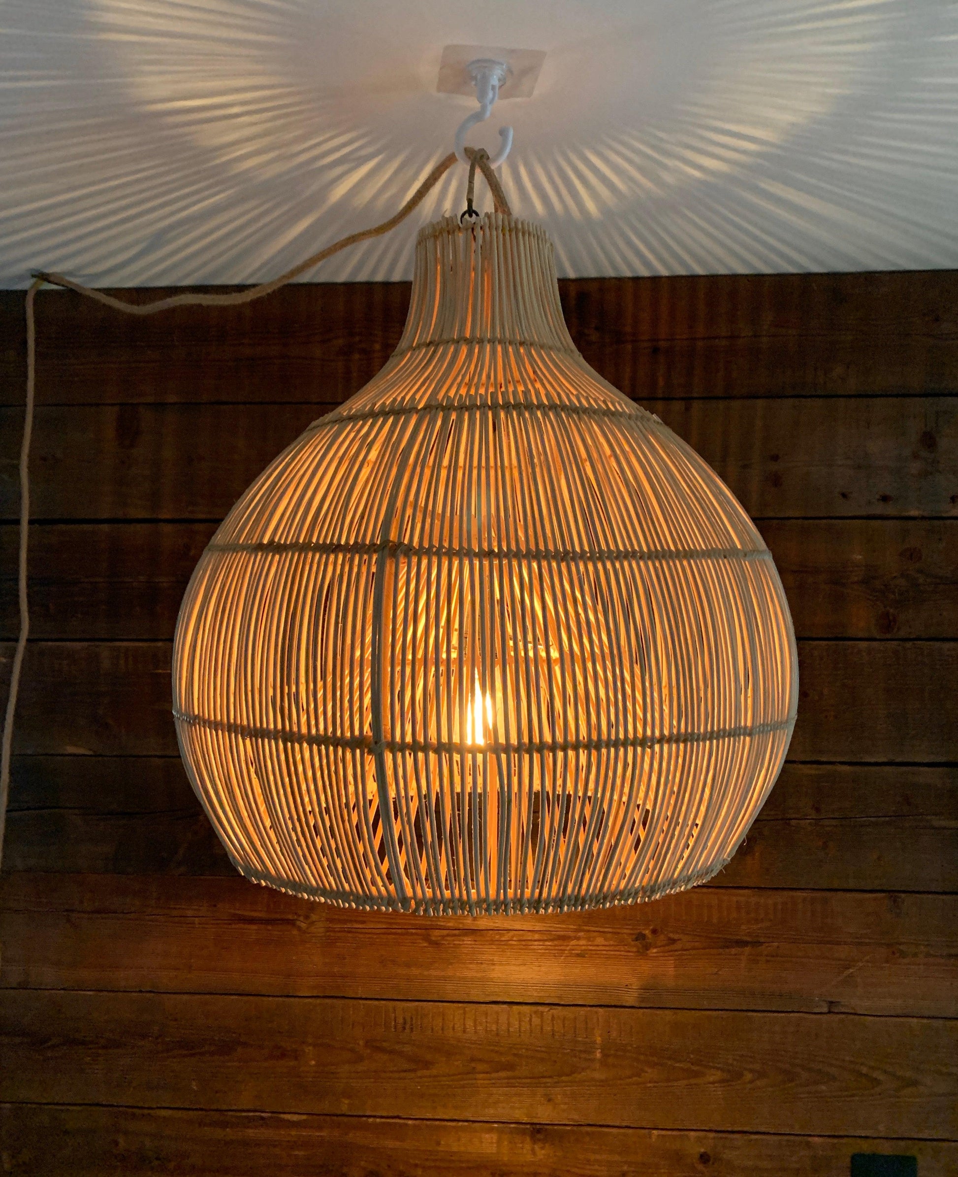 The Lobster Trap Pendant - Natural - L - Flo & Joe