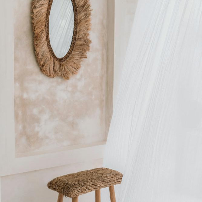 The Raffia Bench - Flo & Joe