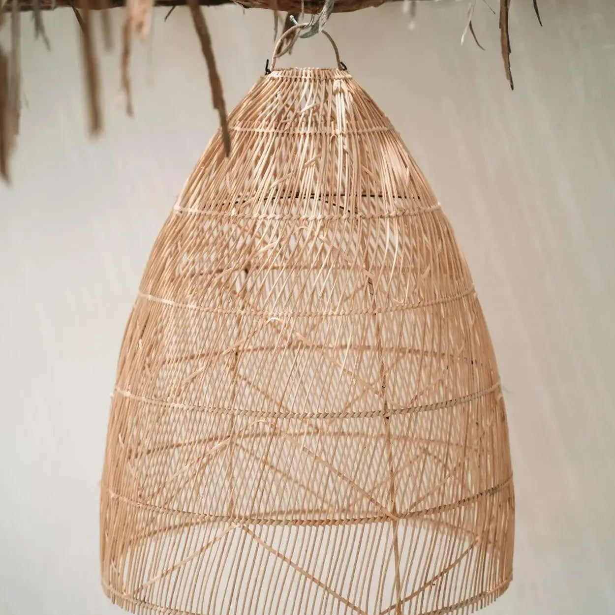 The Twister Pendant - Natural - XL  Overside Shade - Flo & Joe