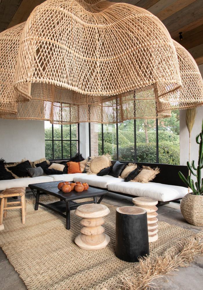 The Whipped Pendant - Black - 110cm - Flo & Joe