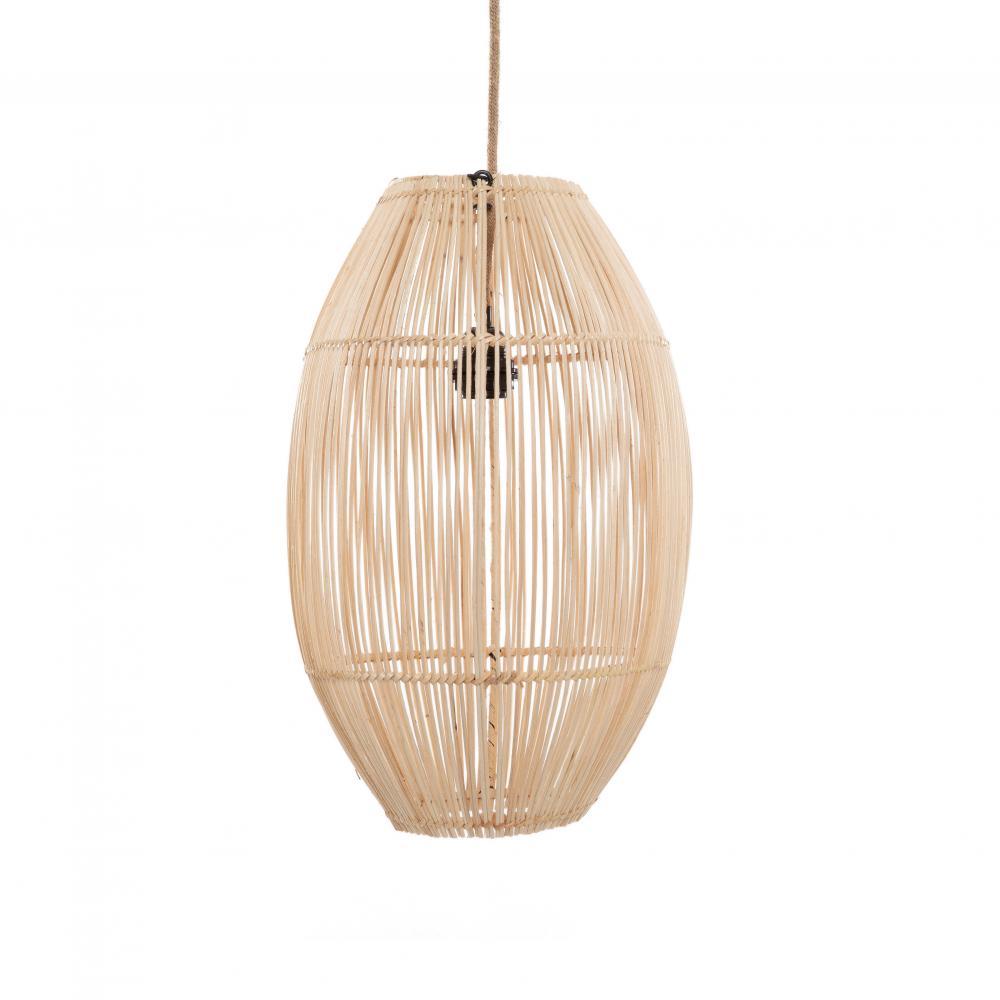 The Zuri Natural Pendant - Rattan  Ceiling Light Shade - Flo & Joe