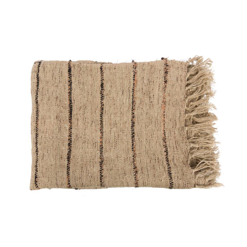 The s'il vous Plaid - Beige Black Throw - Flo & Joe