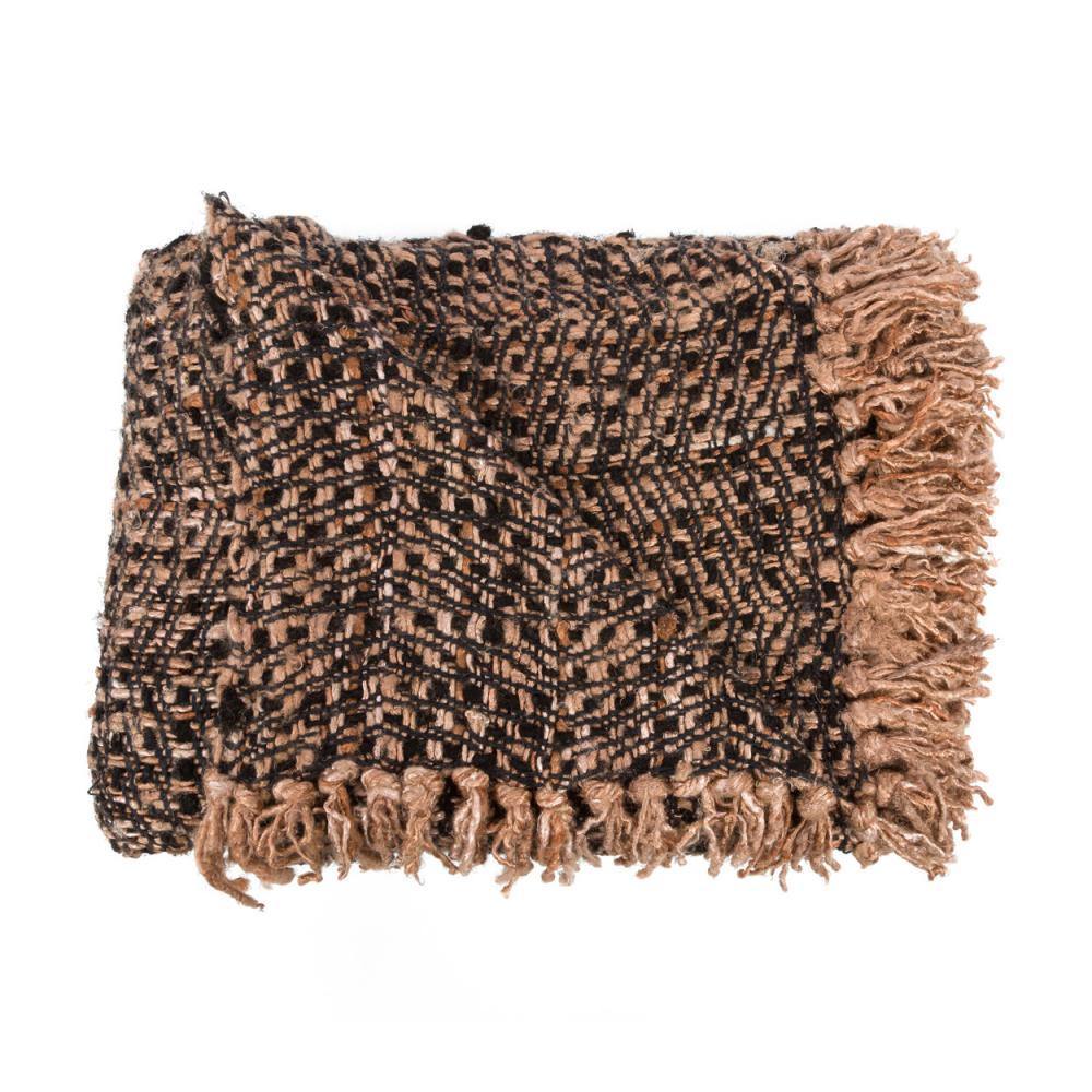 The s'il vous Plaid - Black Copper Throw - Flo & Joe