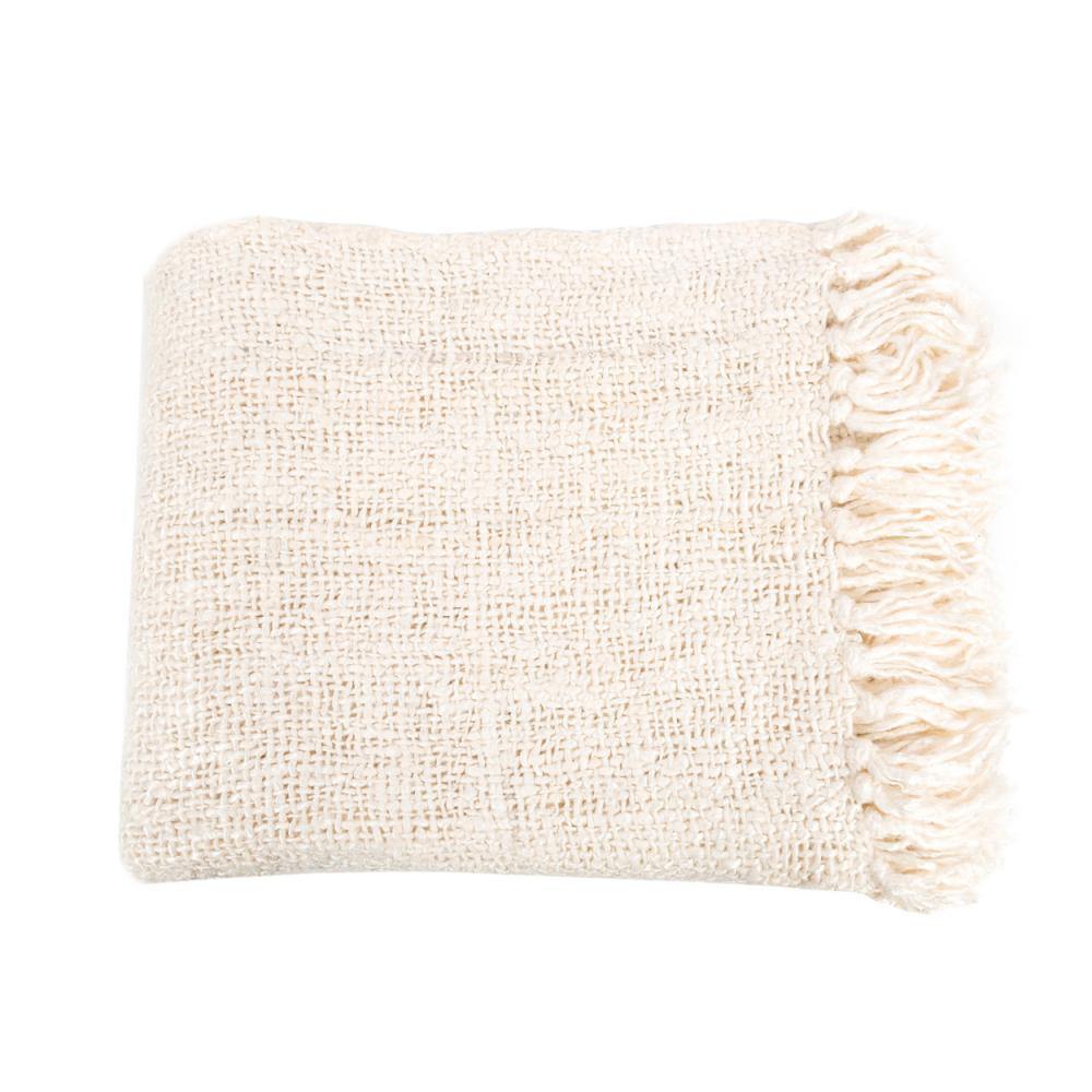 The s'il vous plaid   cream throw   flo & joe