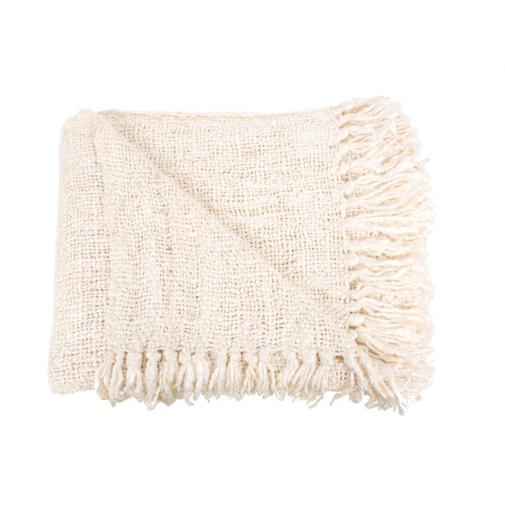 The s'il vous Plaid - Cream Throw - Flo & Joe