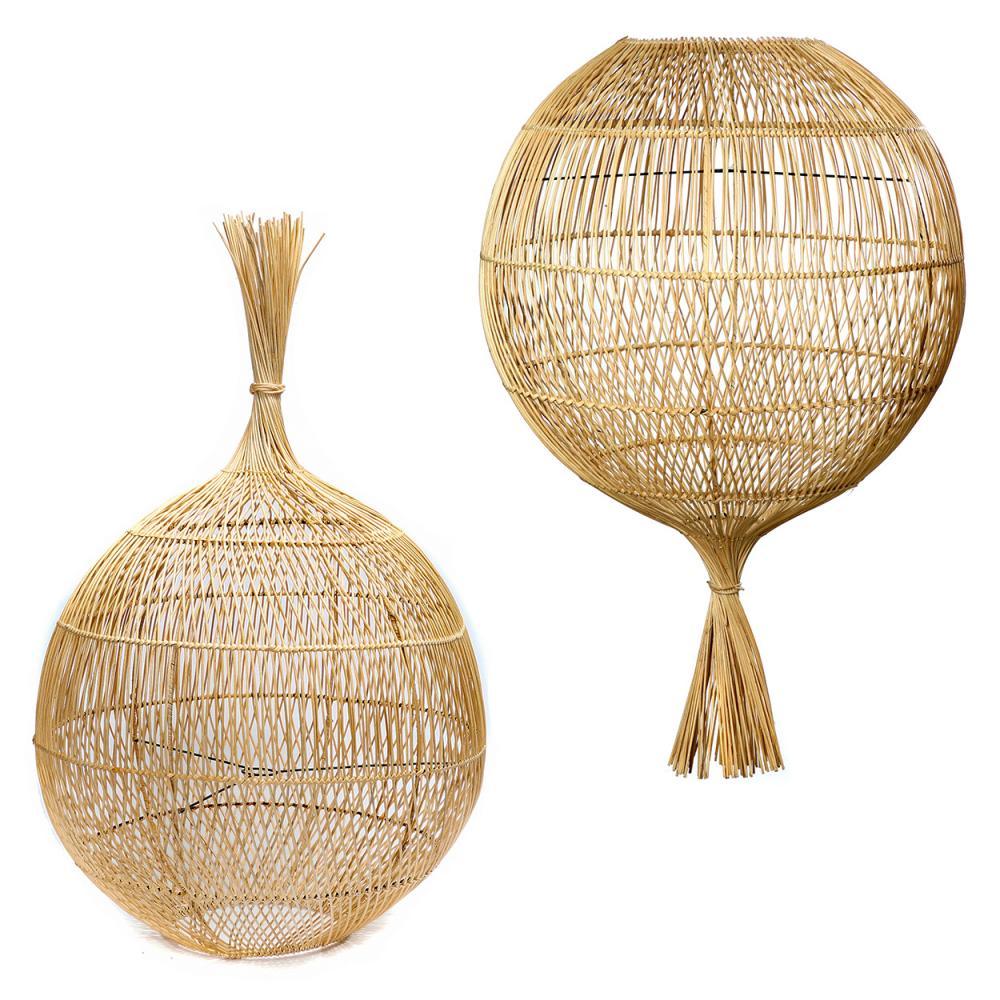 Wonton pendant / floor light   natural   flo & joe