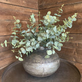 Antiqued Iron Vase - Flo & Joe