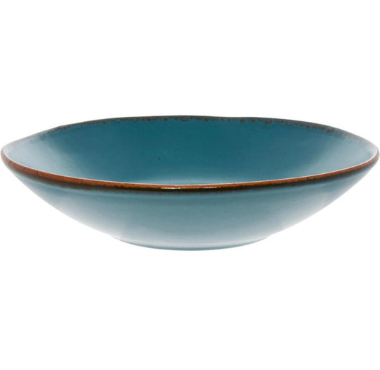 Artisan Ceramic Pasta / Soup Bowl  - Teal