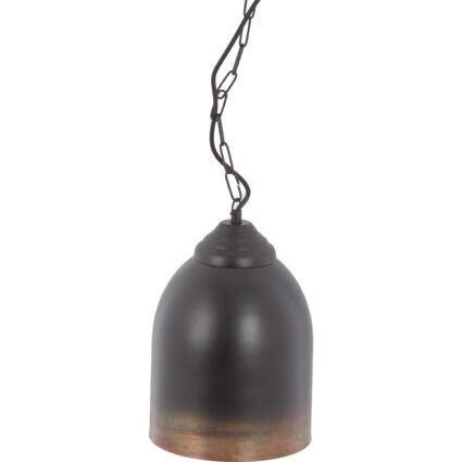 Black & copper metal pendant light
