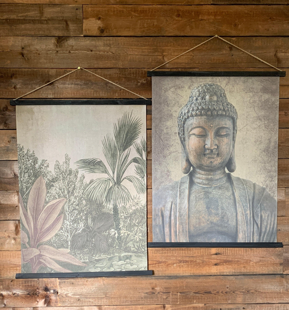 Buddha mural wall hanging   flo & joe
