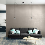 Ceiling Light 2 Fittings - French Linen Black - Flo & Joe