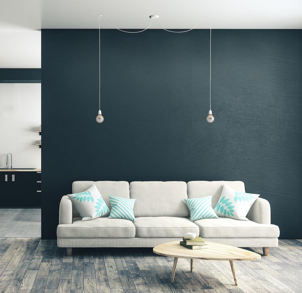 Ceiling Light 2 Fittings - White - Flo & Joe