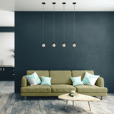 Ceiling Light Fitting - Single - French Linen Khaki - Flo & Joe