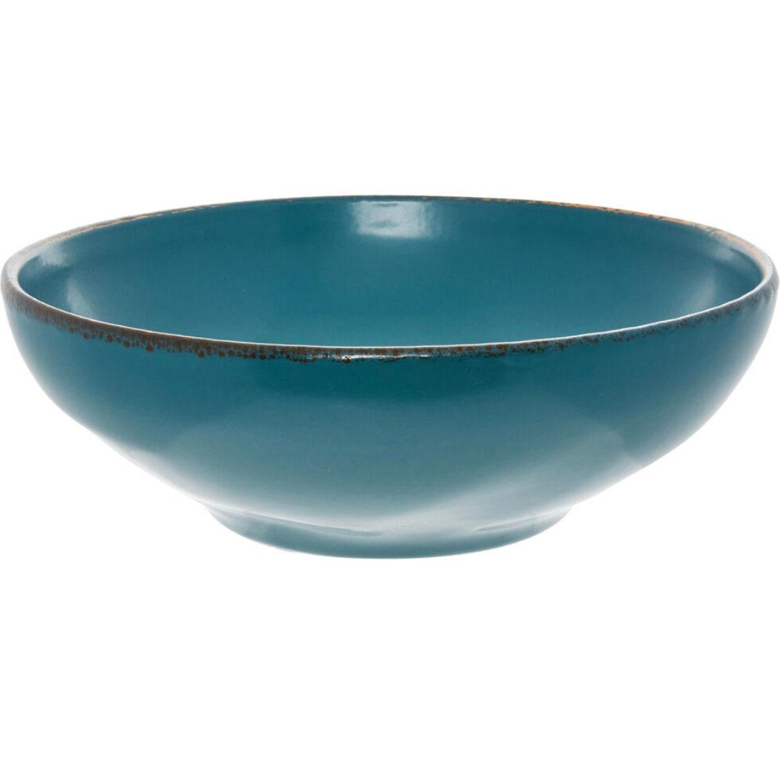 Ceramic Serving Bowl - Teal
