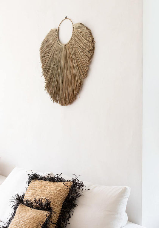 Natural Grass Leaf Handmade Wall Hanging - Flo & Joe