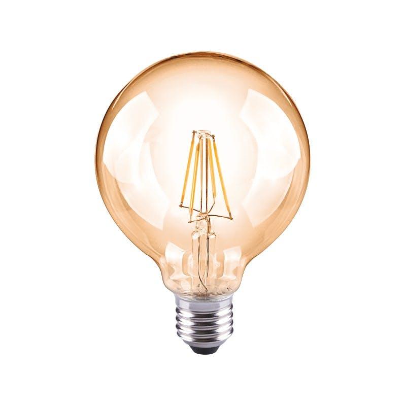 Globe Amber LED Light Bulb - Flo & Joe