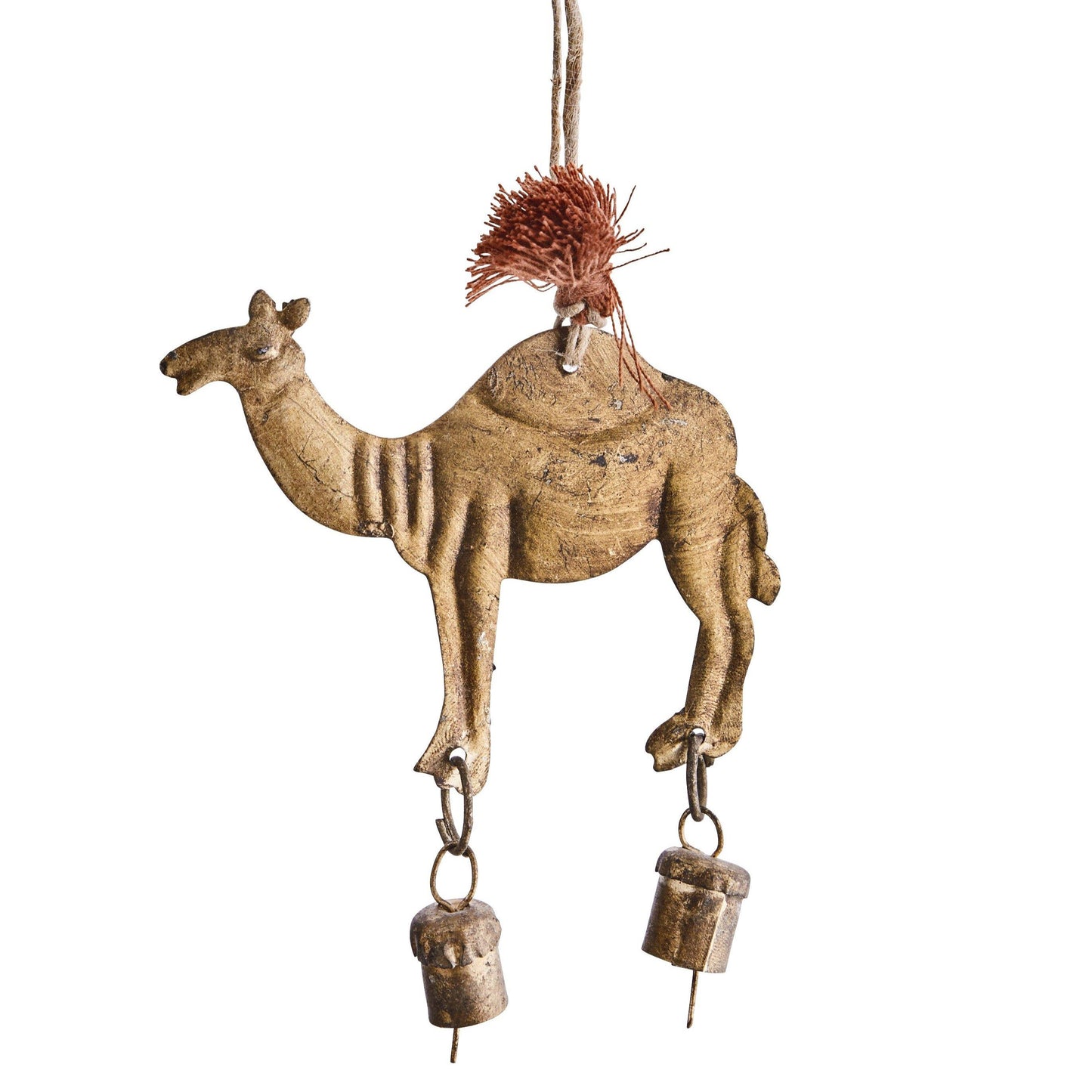 Golden Camel with Bells Decoration - Flo & Joe