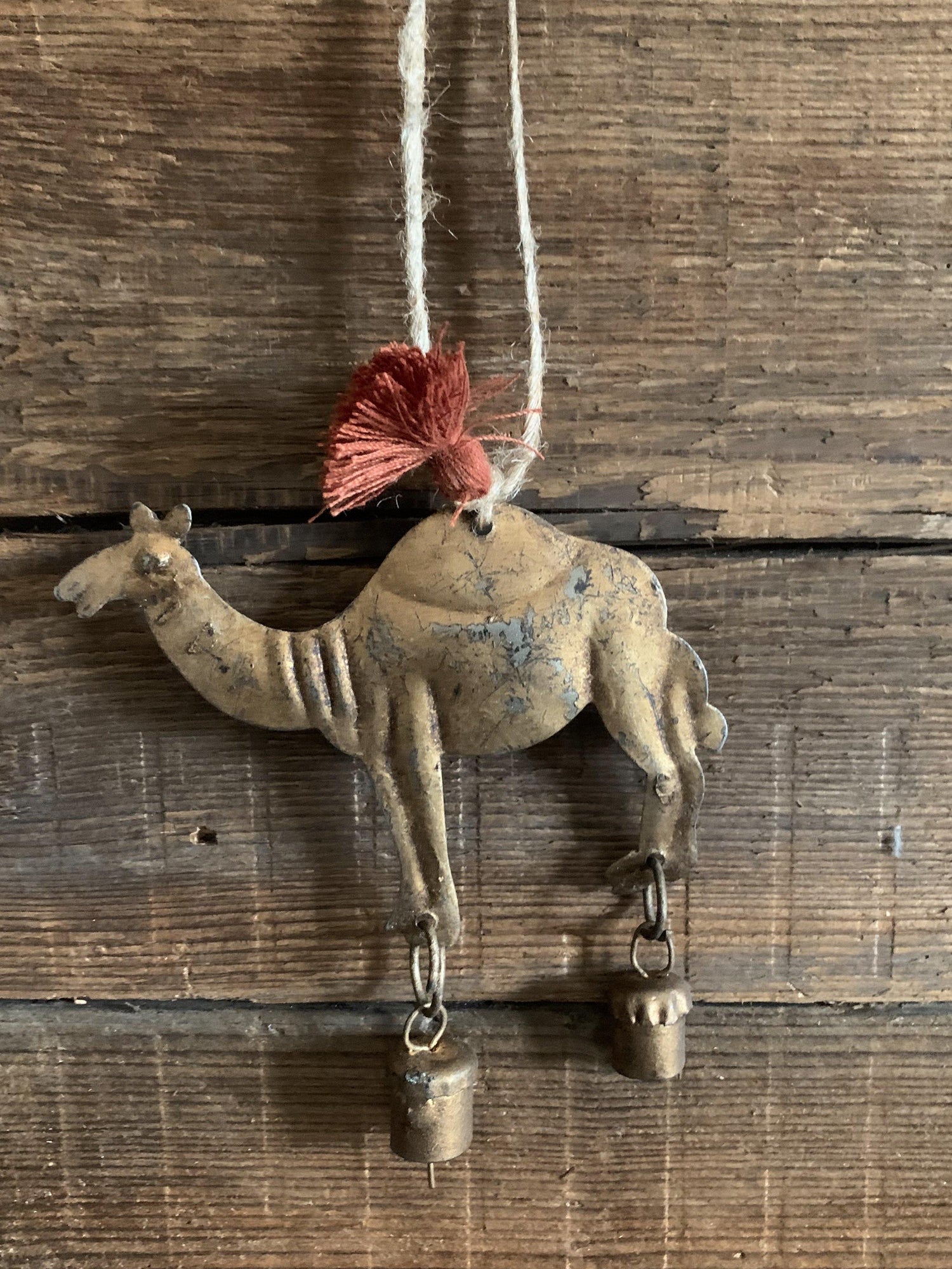 Golden Camel with Bells Decoration - Flo & Joe