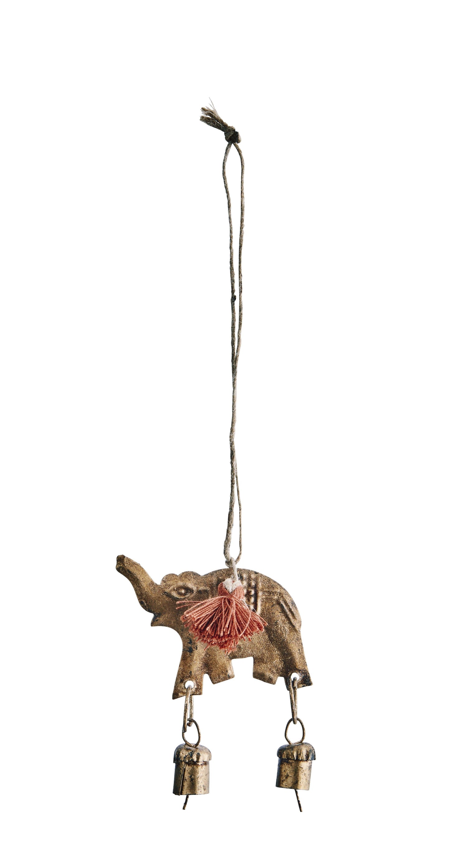 Golden Elephant with Bells Decoration - Flo & Joe