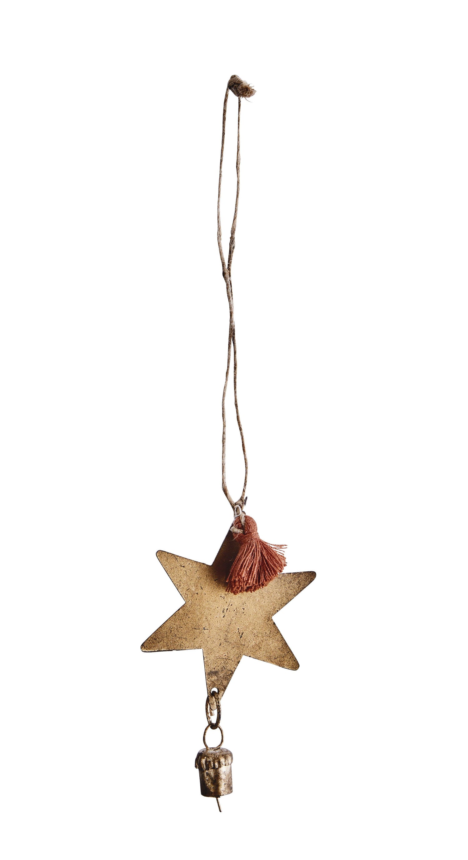 Golden Star & Bell Decoration - Flo & Joe