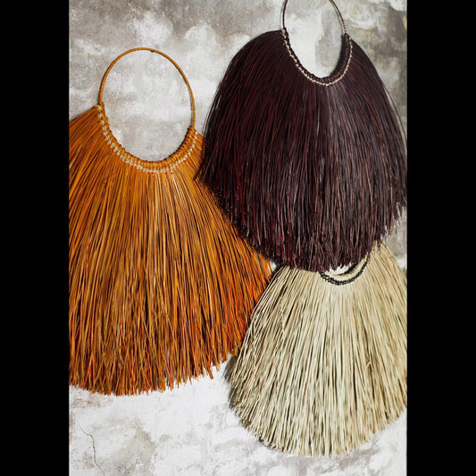 Handmade Rust Seagrass Wall Hanging - Flo & Joe