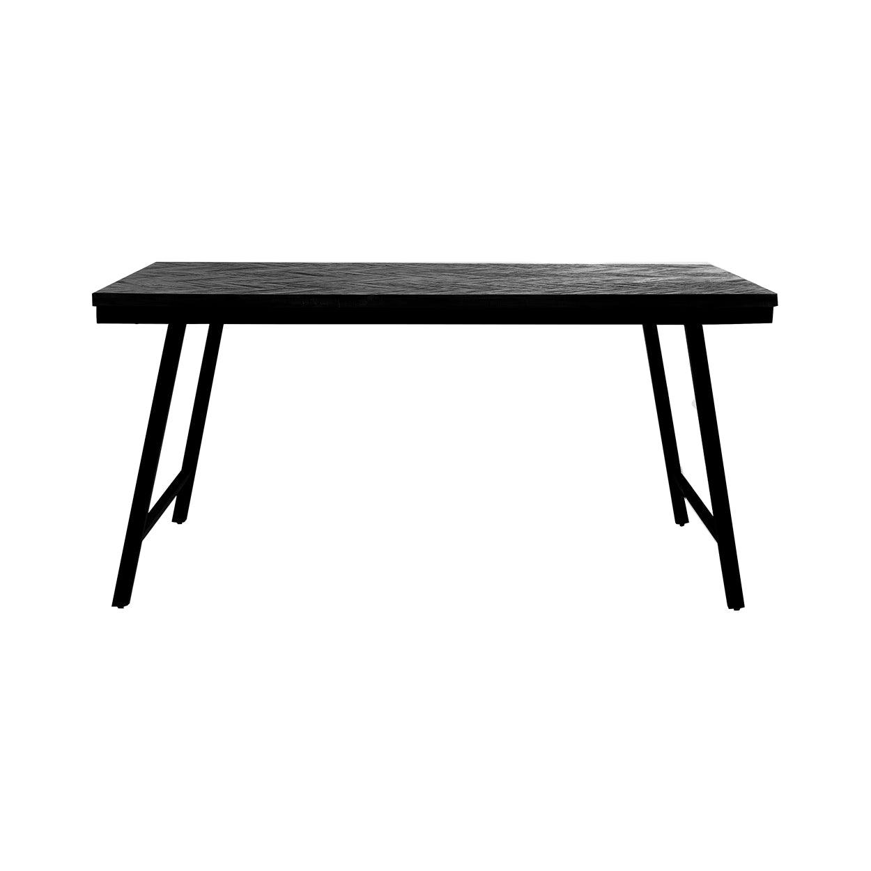 Herringbone Foldable Table - Black 160cm - Flo & Joe