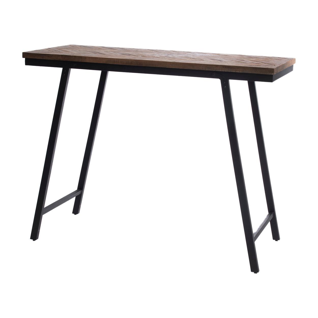 Herringbone High Table - Natural - Flo & Joe