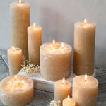 Honey Wax Pillar Candle - Flo & Joe