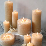 Honey Wax Pillar Candle - Flo & Joe