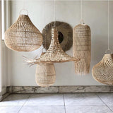 Large Natural Rattan Pendant Light  Shade Collection  - Flo & Joe UK