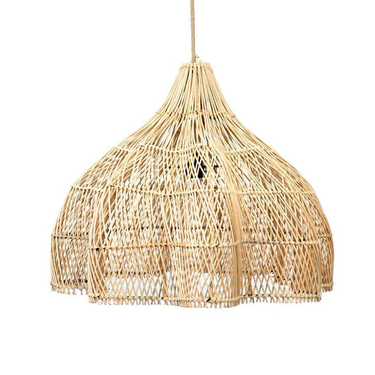 Large rattan light shade – Whipped Pendant 60cm – Flo & Joe UK