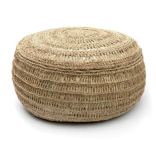 Natural Seagrass Pouffe - 60 - Flo & Joe