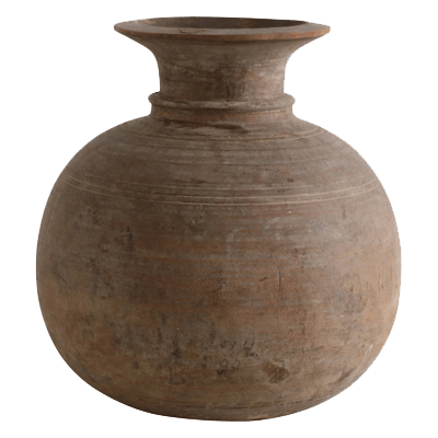 Nepalese wooden vase xl   flo & joe