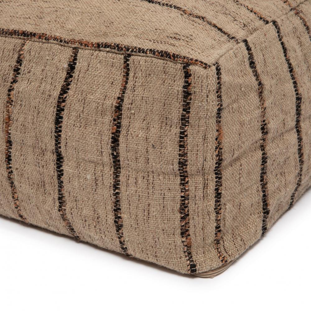Oh My Gee Pouffe Beige Black - Flo & Joe