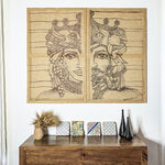 Sicilian Moor Head Tapestry - Large - Flo & Joe
