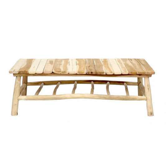 Teak Wood Coffee Table - Flo & Joe