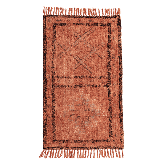 Terracotta Tassel Runner Rug - Flo & Joe