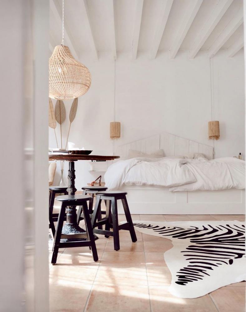 The Bottle Rattan Pendant - Natural - 50cm - Flo & Joe
