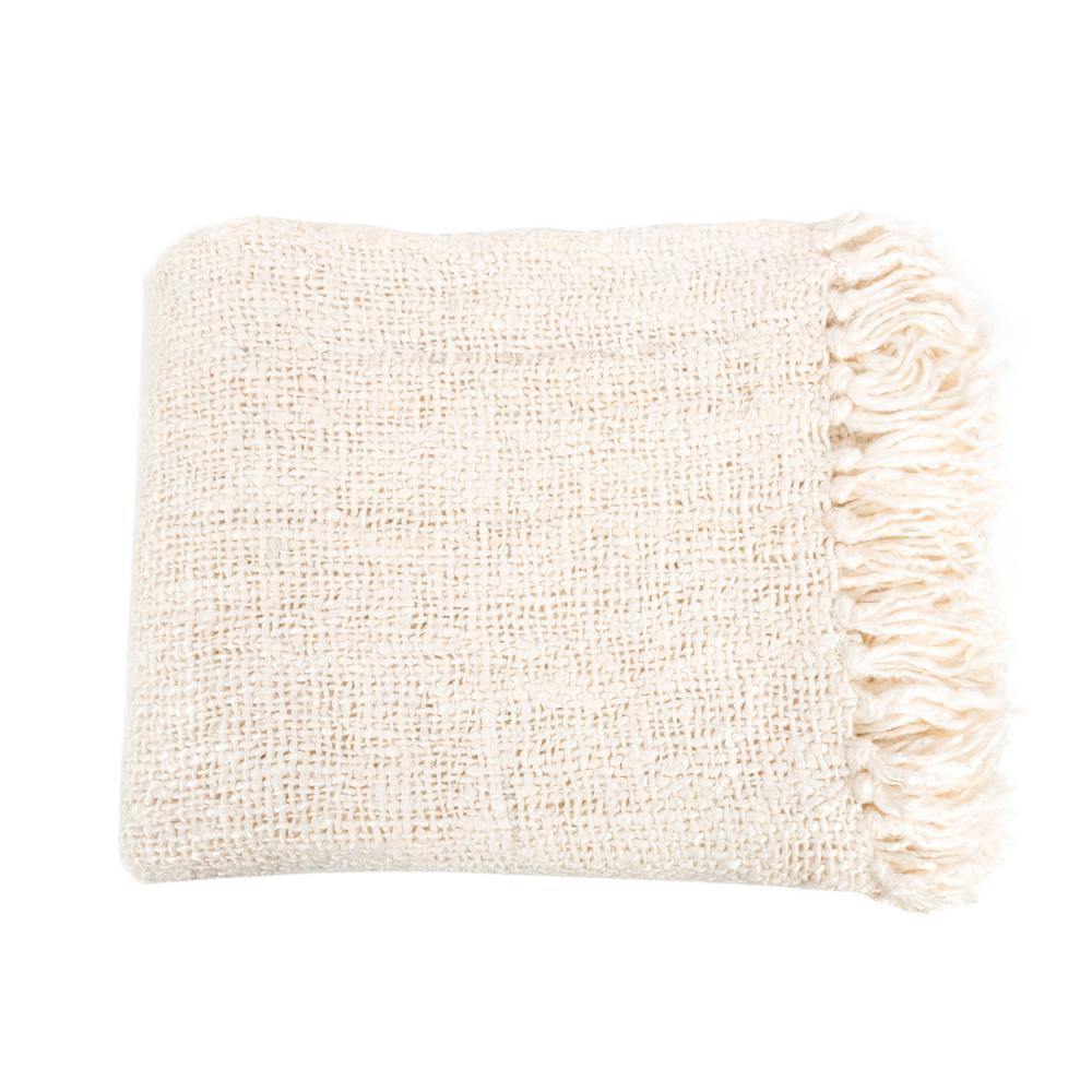 The s'il vous Plaid - Cream Throw - Flo & Joe