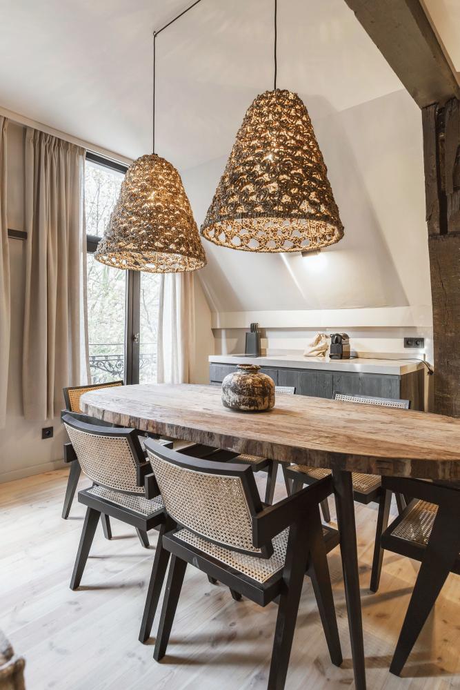Seagrass shop light pendant