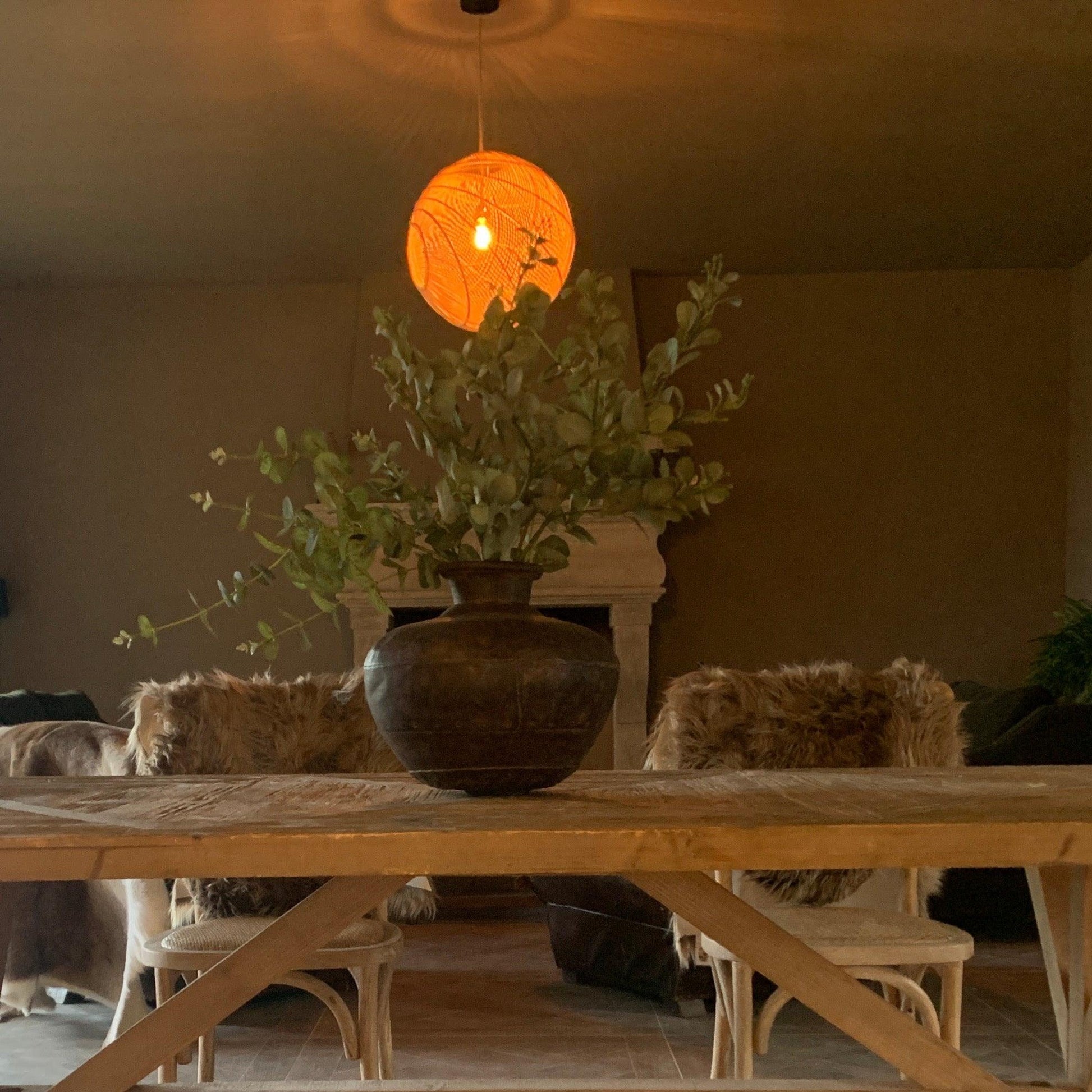 The Sphere Pendant Light - Natural - Flo & Joe