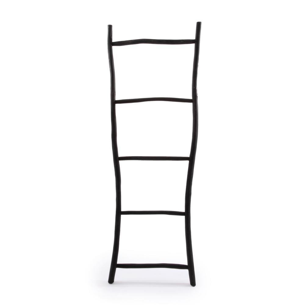 Tulum Teak Root Ladder - Black - Flo & Joe